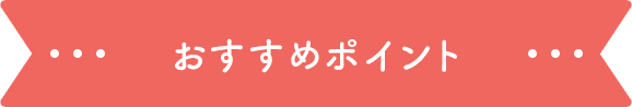 おすすめポイント